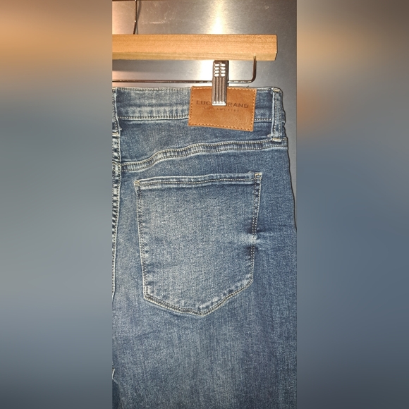 Ladies Lucky Brand High Rise Stevie Flare Jeans Stretch Soze 12/31 City Cowgirl - Picture 3 of 8